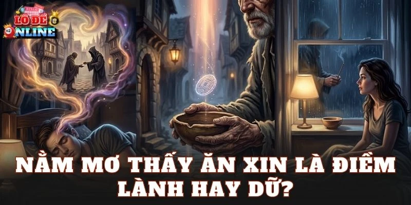 Nằm mơ thấy ăn xin là điềm lành hay dữ?